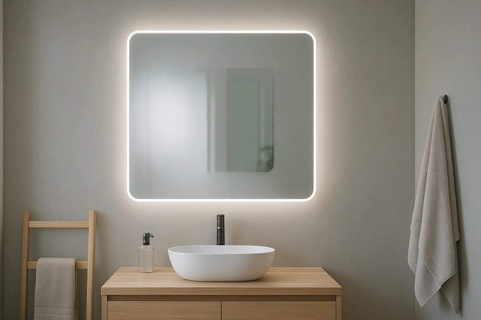 Comment fonctionne le chauffage anti-buée dans un miroir de salle de bain ?