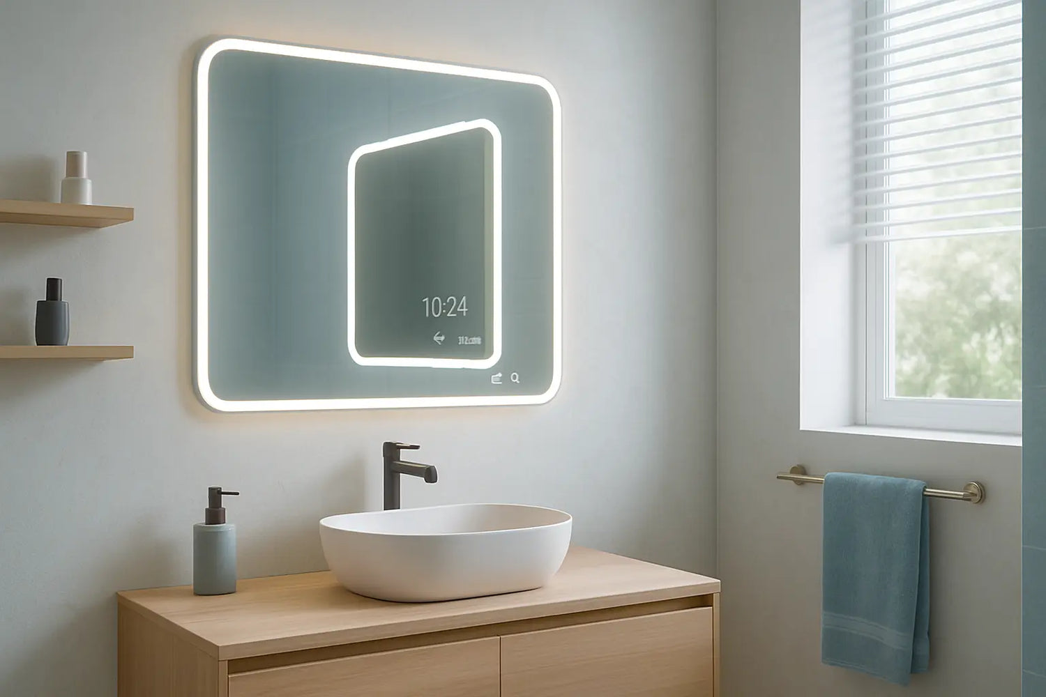 Quelle est la tendance actuelle en matière de miroirs de salle de bain ?