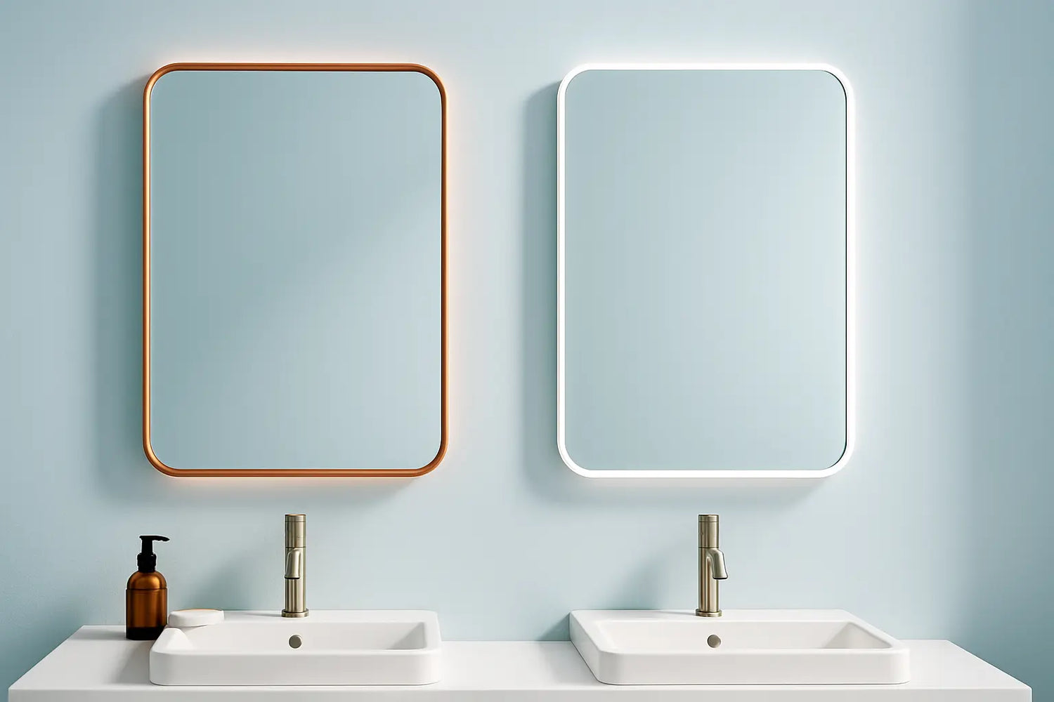 Quelle est la différence entre des bords de miroir en cuivre et en aluminium?