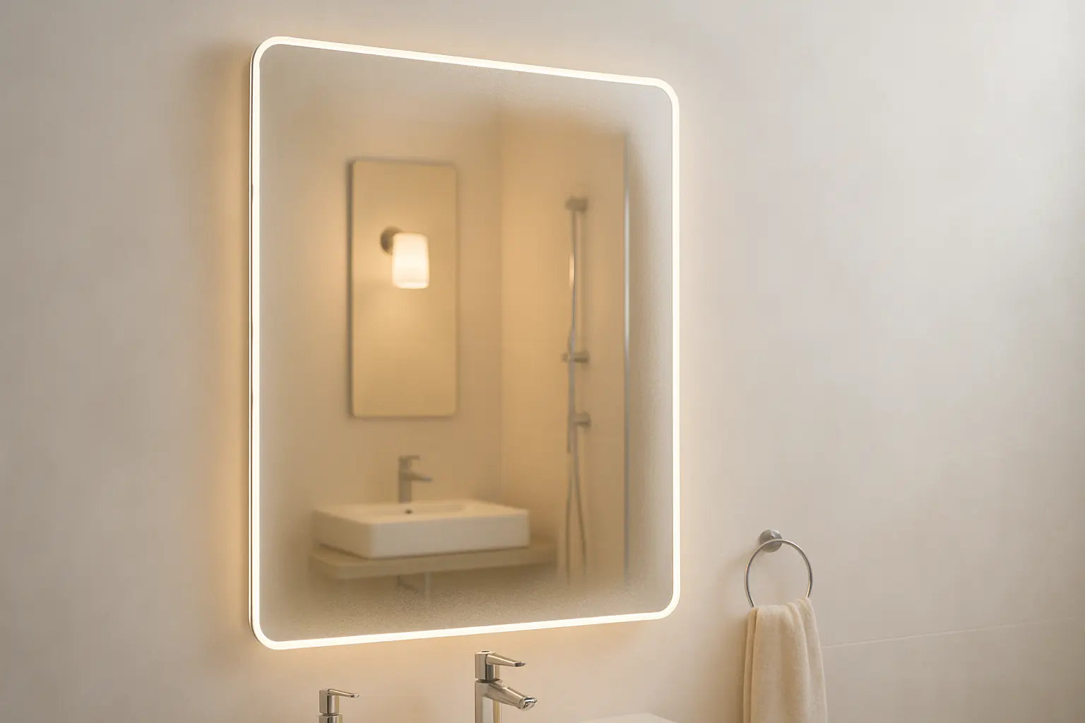 Comment fonctionne un miroir de salle de bain chauffant ?