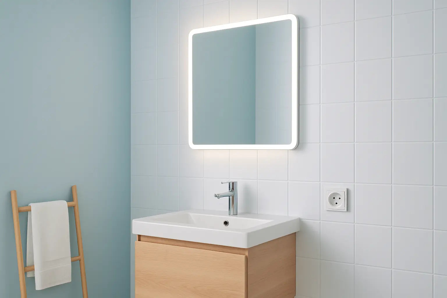Un miroir de salle de bain peut-il être branché sur une prise mise à la terre ?