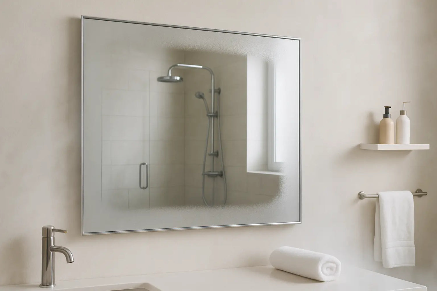 Quel miroir de salle de bain ne s'embue pas ?