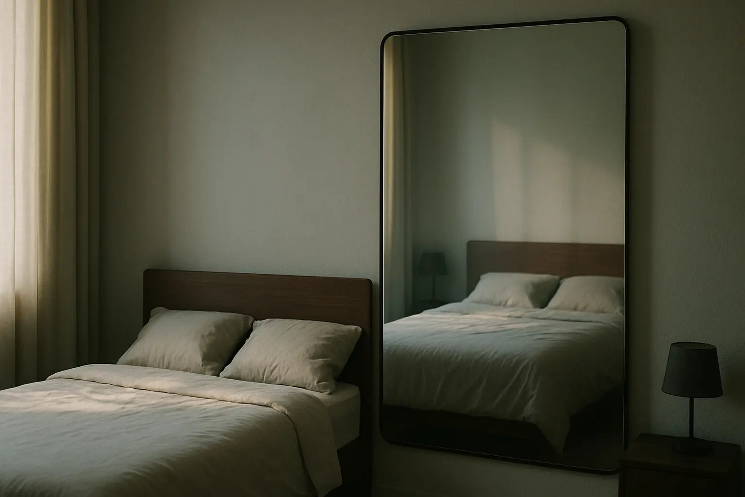 Pourquoi ne faut-il pas mettre un miroir en face du lit ?