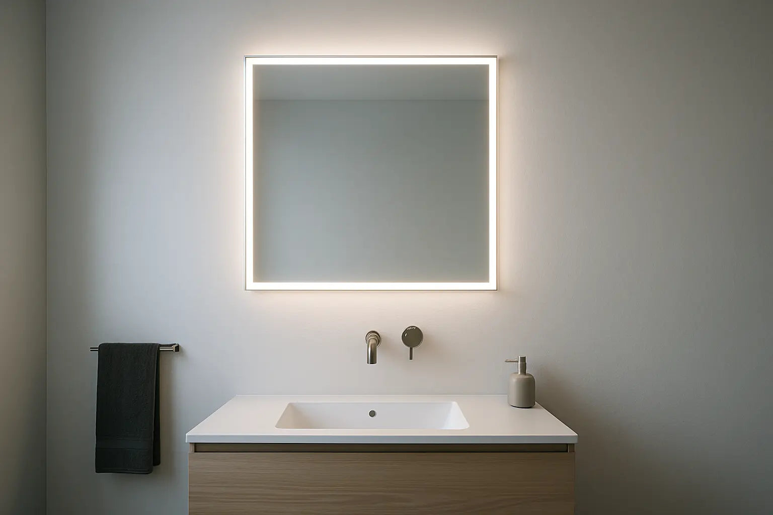 Quelle température de couleur (K) est idéale pour un miroir de salle de bain ?