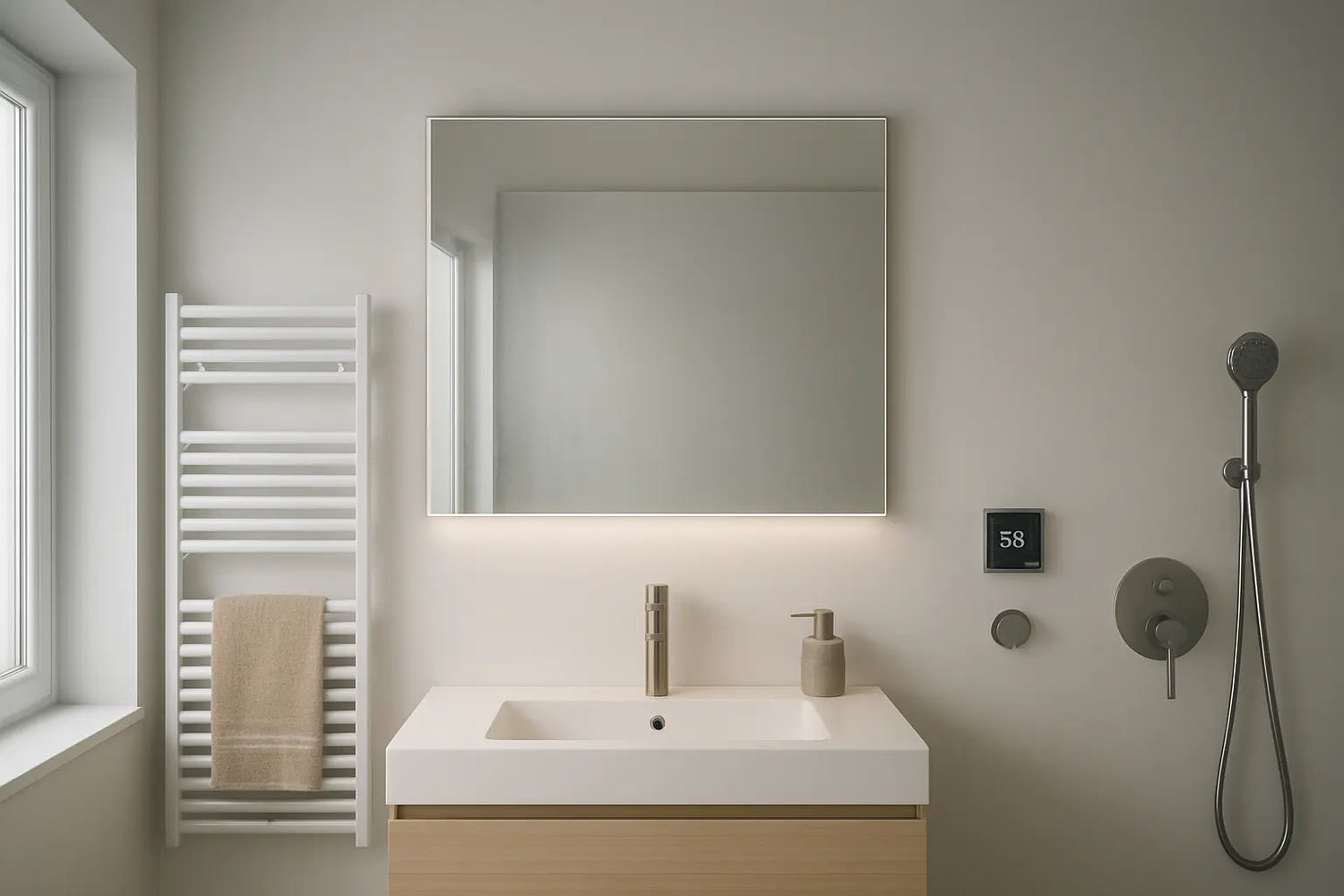 Un miroir ordinaire peut-il aller dans la salle de bain ?