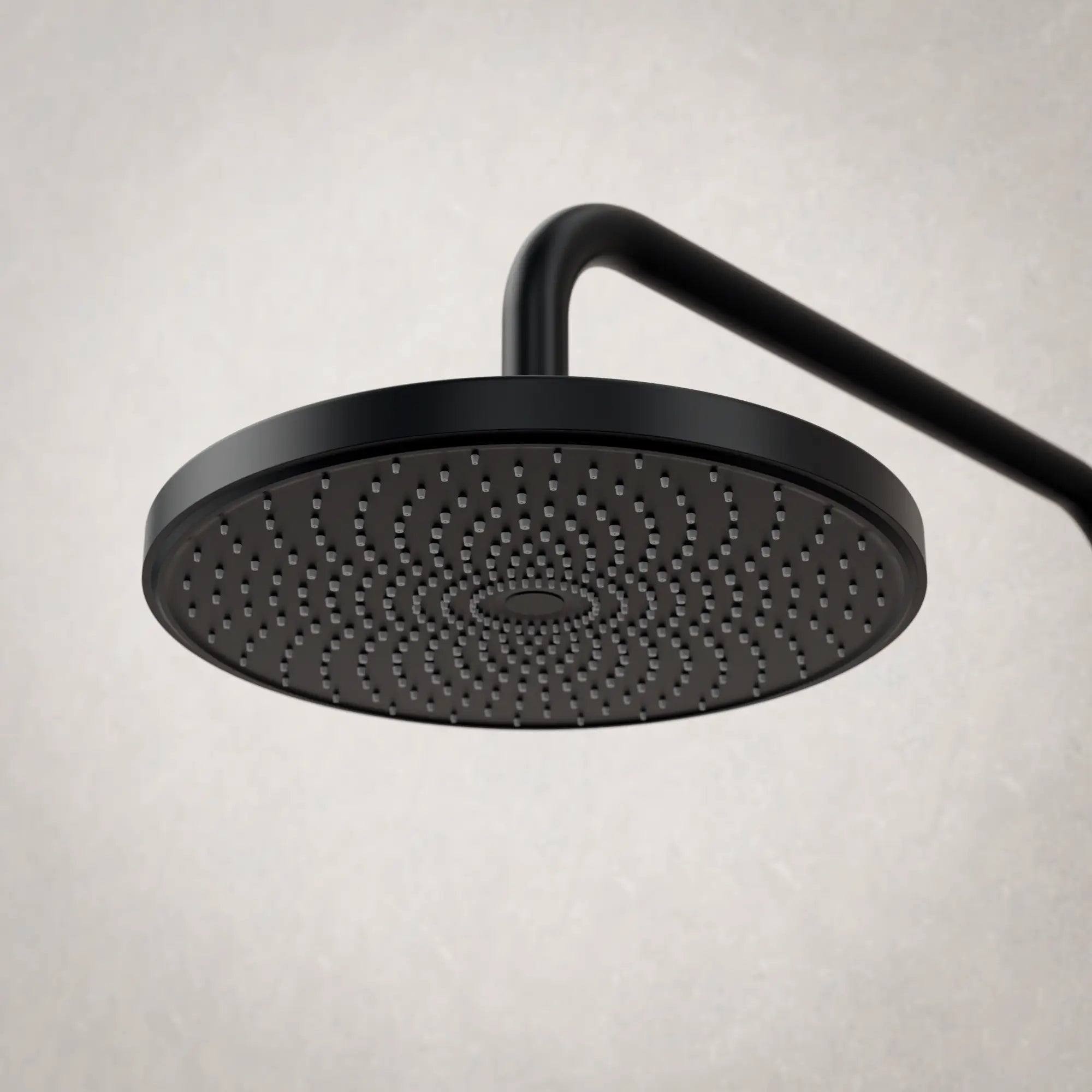 Douche de pluie Elin - Noir mat avec robinet thermostatique - 22 cm - Précommander