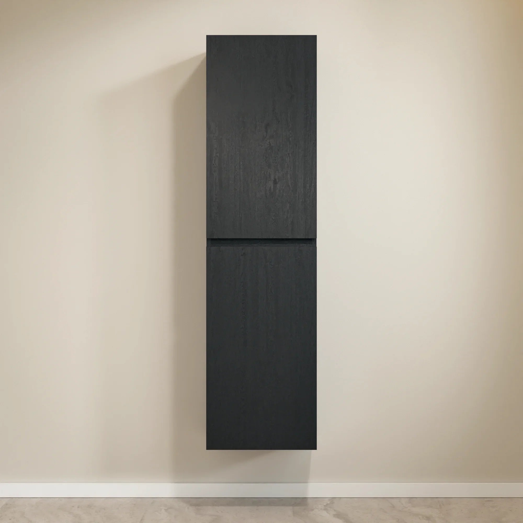 Ensemble meuble vasque Imperial – 80 cm – Chêne Noir – Lavabo Noir