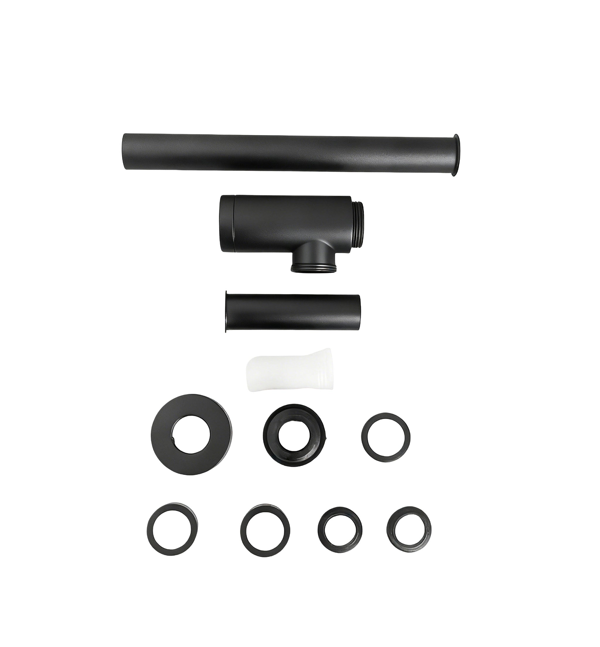 Siphon pour lavabo - 44 mm - Noir mat - Précommande