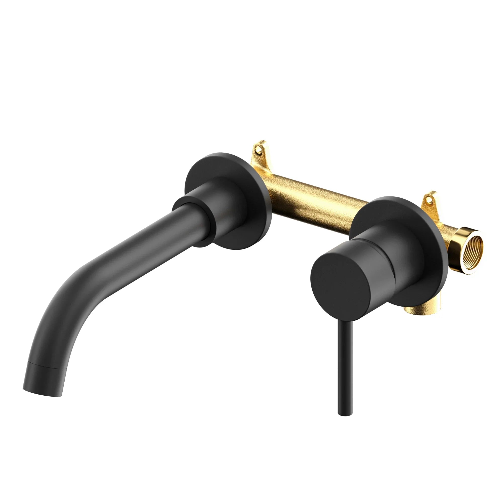 Robinet mural Iris - noir mat