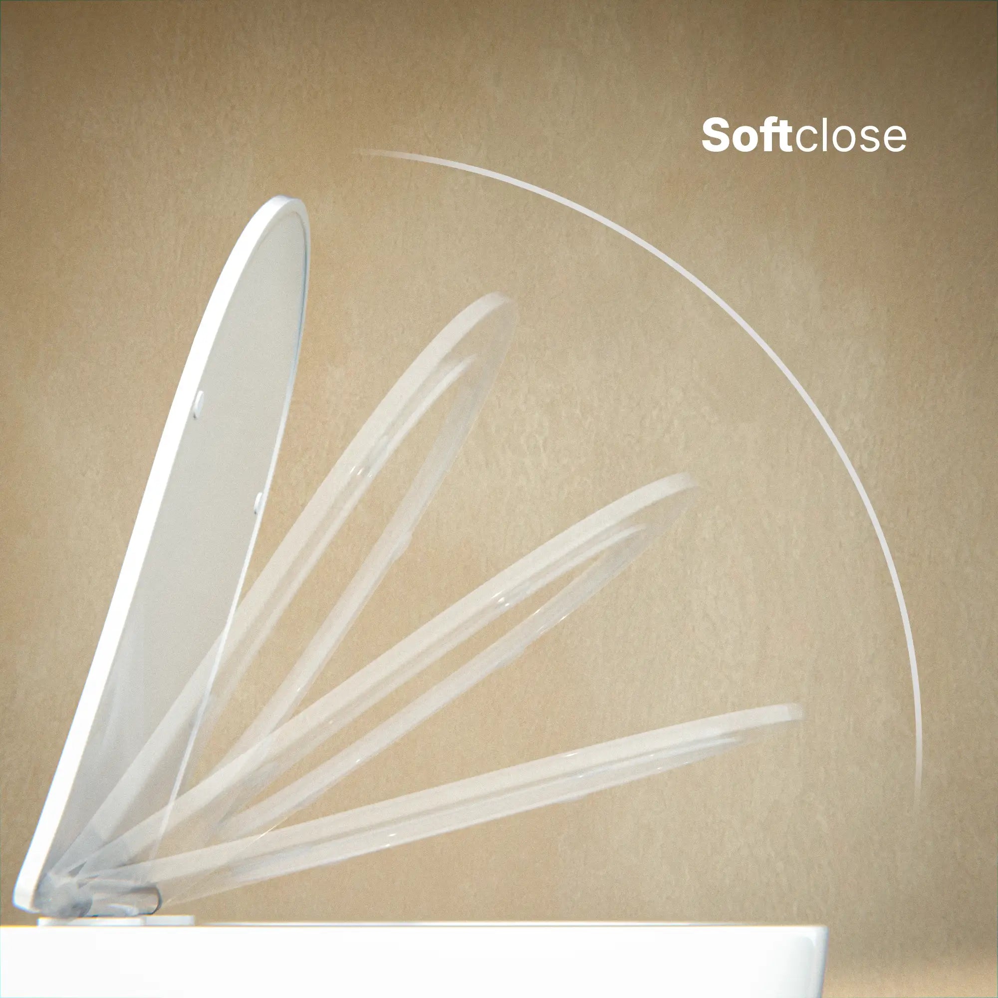 WC suspendu Varo - sans bride - abattant Soft-Close - blanc brillant
