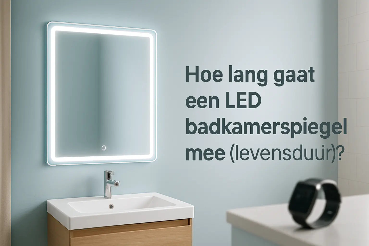 Combien de temps dure un miroir de salle de bain à LED (durée de vie) ?