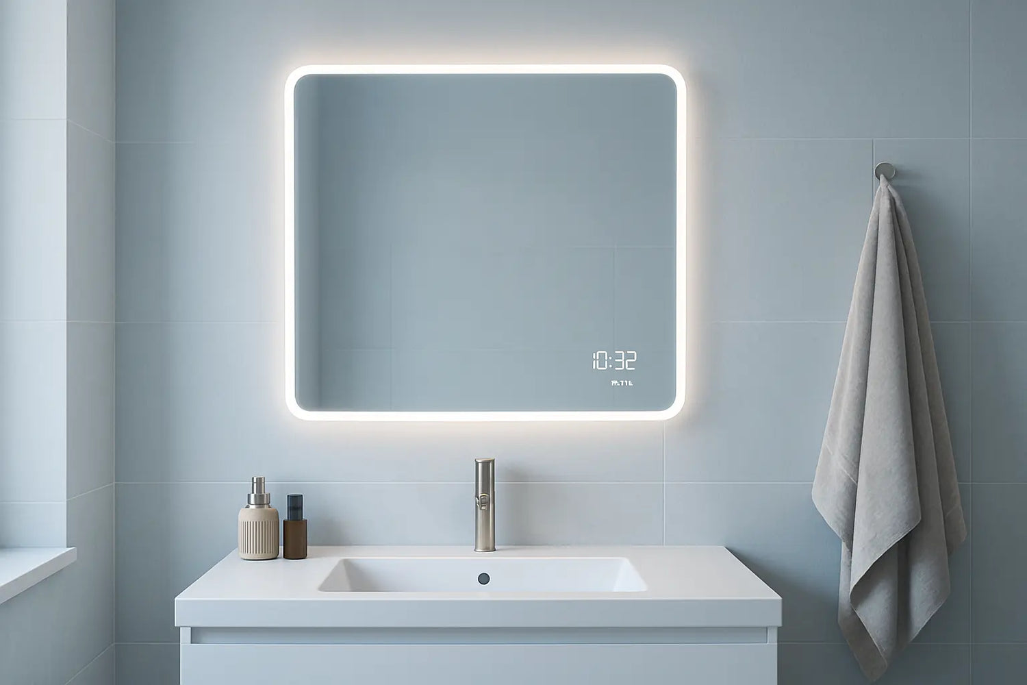 Que signifie CRI pour un miroir de salle de bain avec éclairage ?