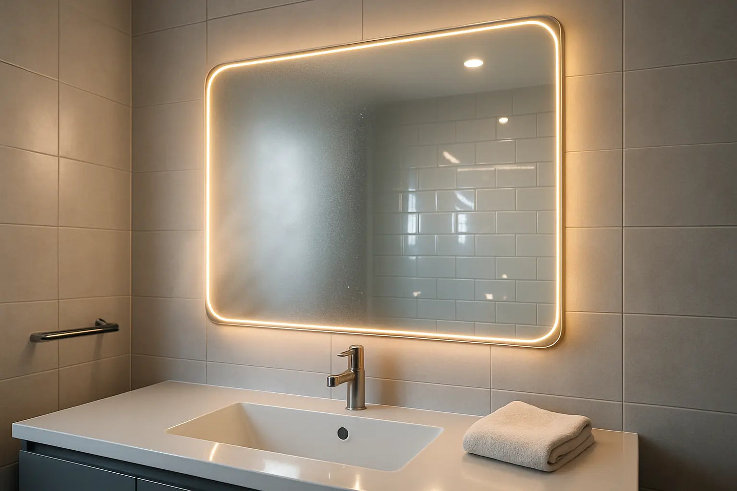 Comment nettoyer un miroir chauffant ?