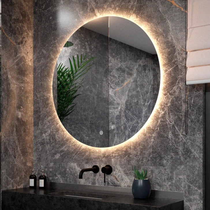 Miroir de salle de bains - 100 cm - Sans cadre - Précommander