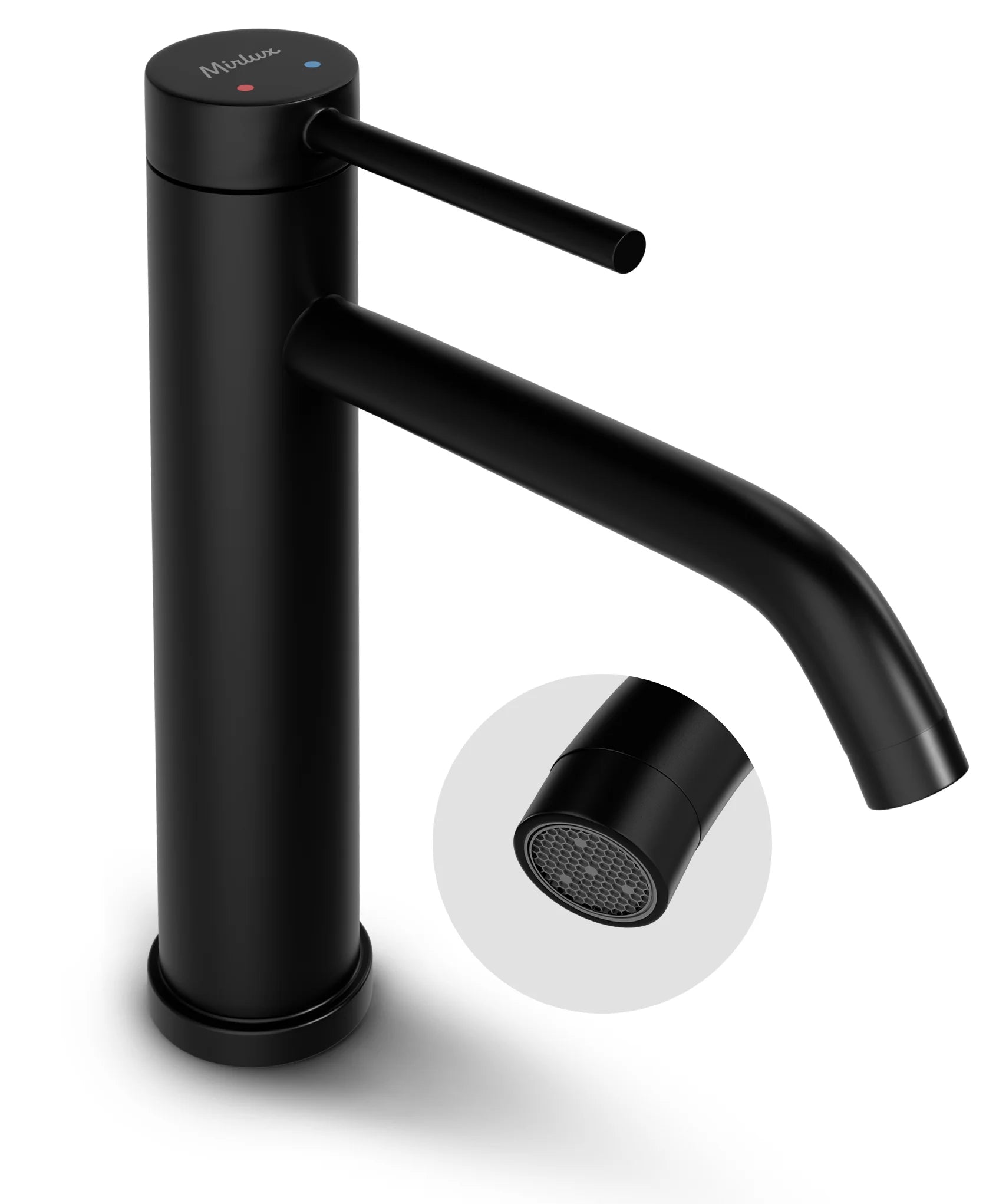 Mitigeur de lavabo – WC – Noir [NYX]