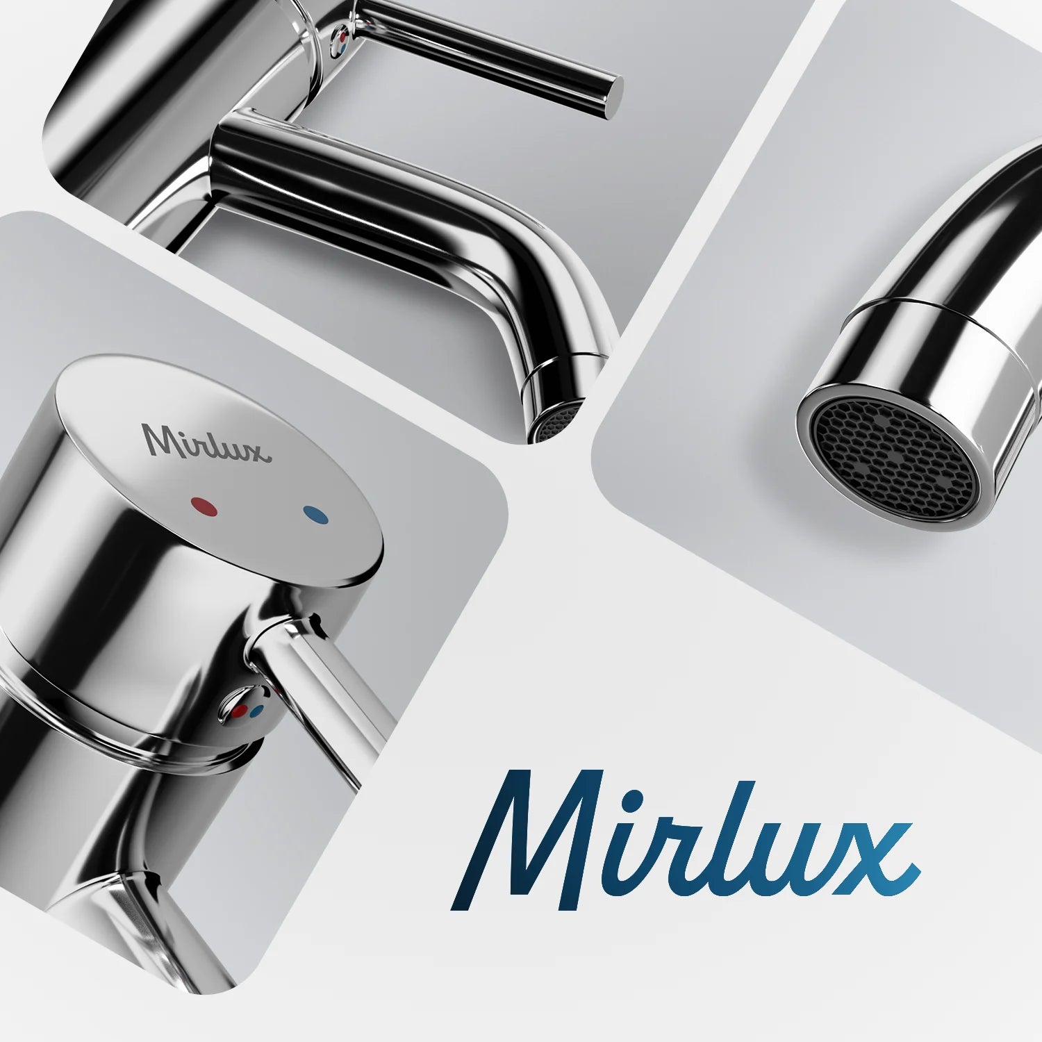 Mitigeur de lavabo - WC - Chrome [HELIOS]