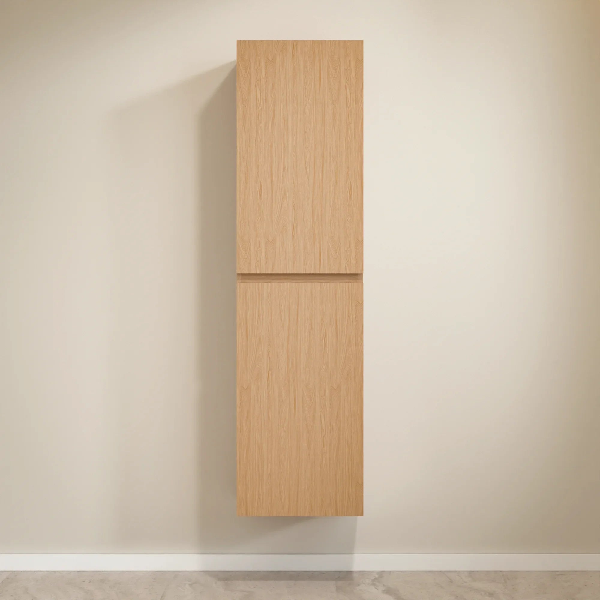 Ensemble meuble vasque Amara – 60 cm – Chêne Clair – Lavabo Blanc