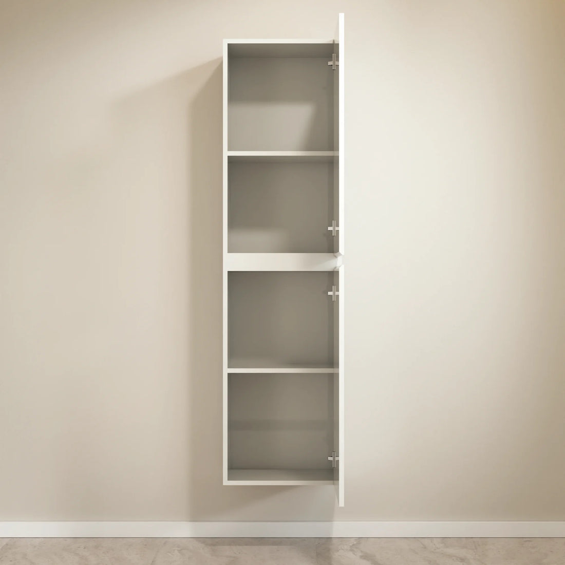Armoire à colonnes Ruvo - 150cm - Blanc