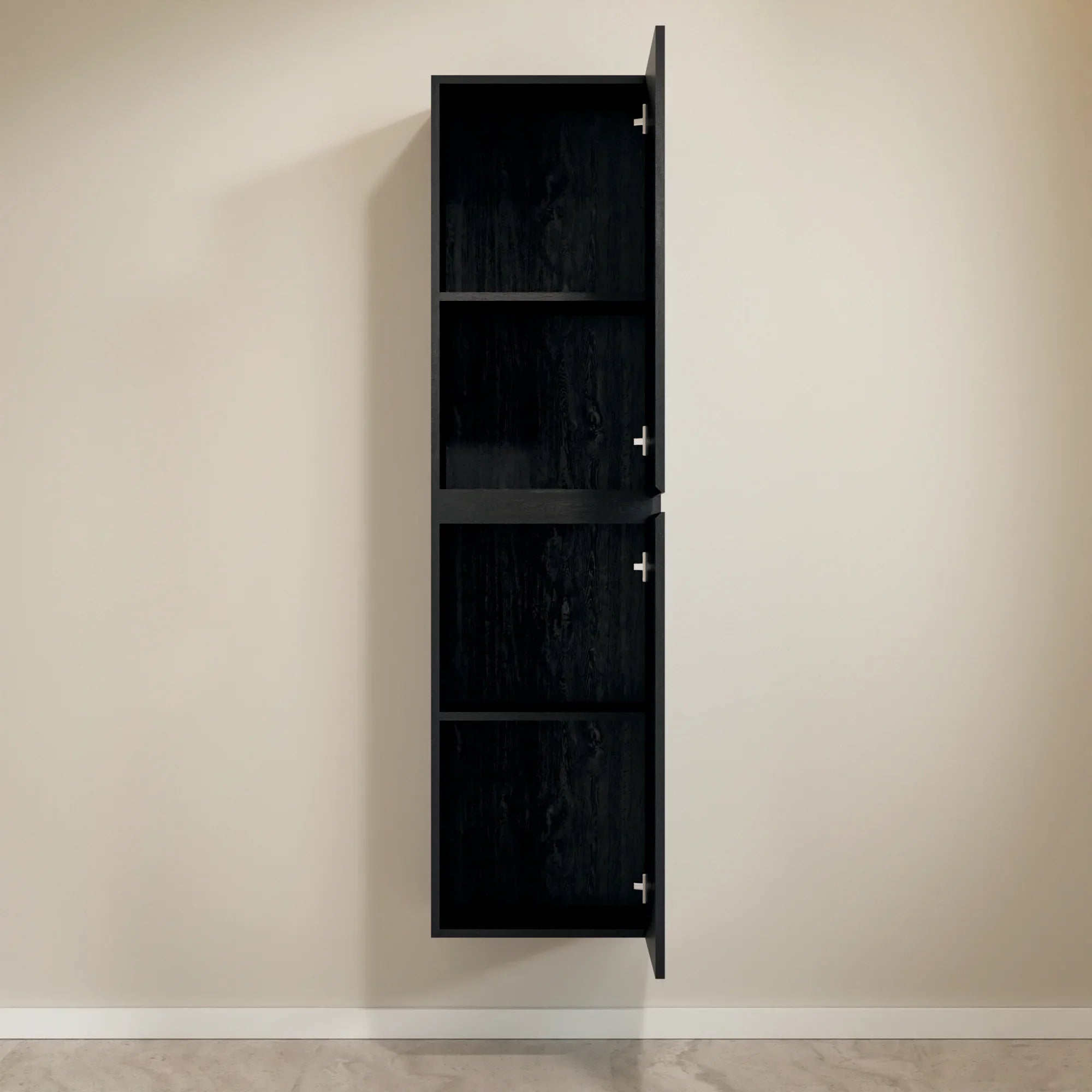 Ensemble meuble vasque Imperial – 80 cm – Chêne Noir – Lavabo Noir