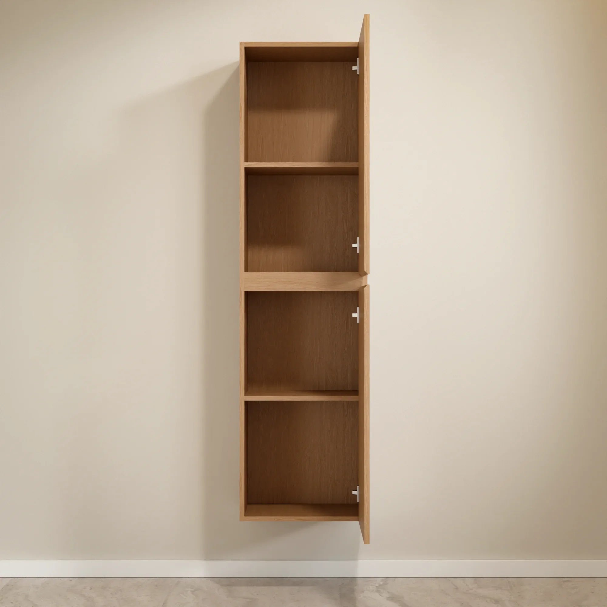 Ensemble meuble vasque Monaco – 80 cm – Chêne Clair – Lavabo Noir