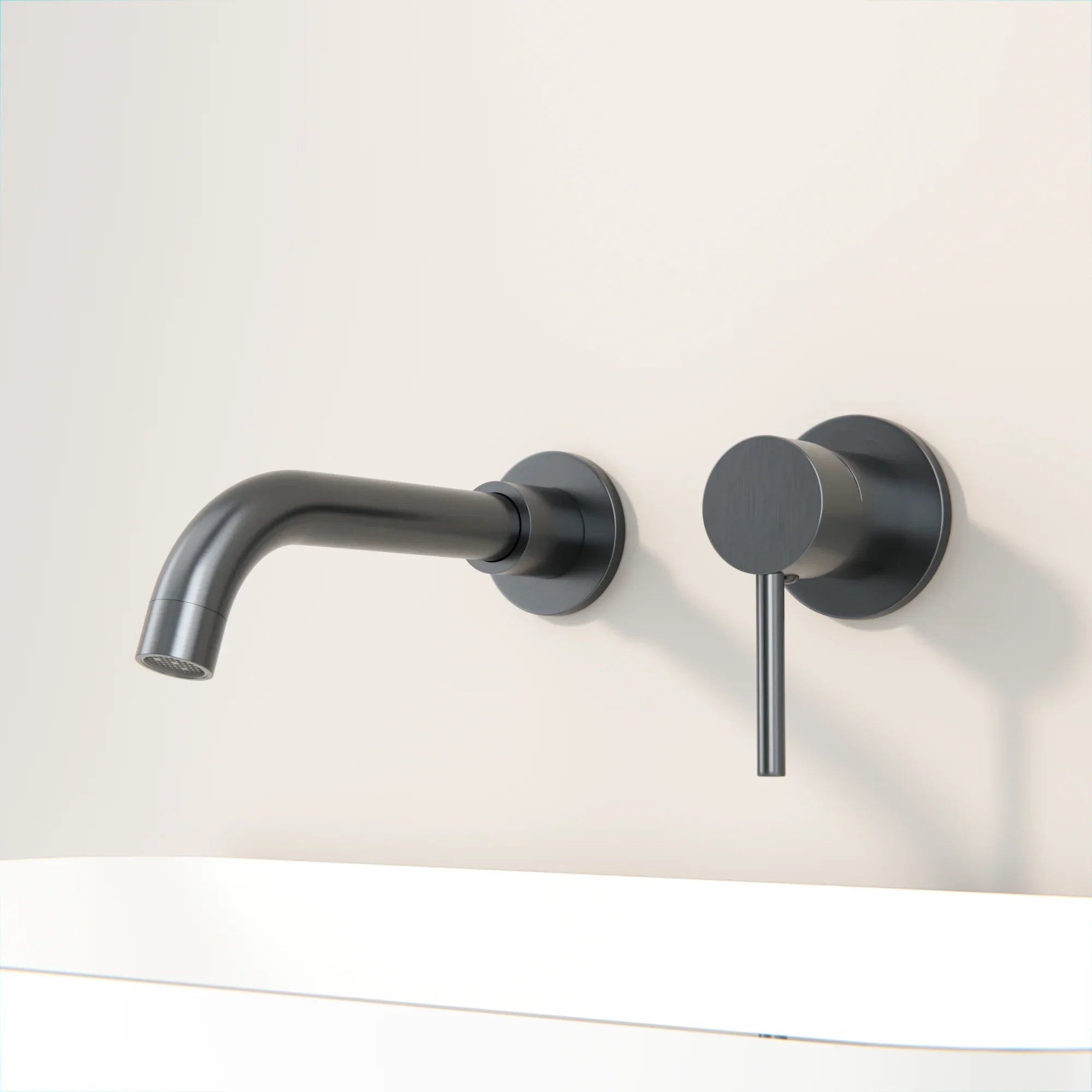 Robinet mural Lyra - Gun metal