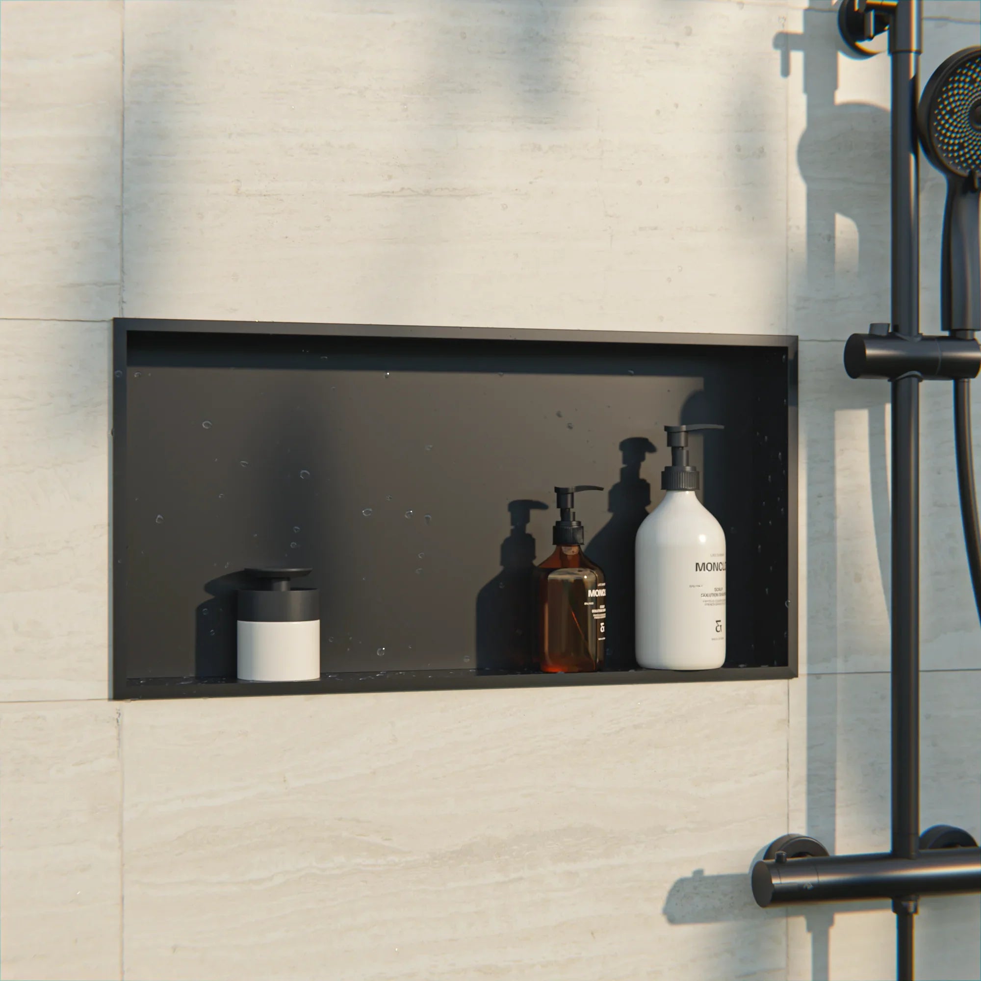 meuble de salle de bain - 30x60x7 - noir
