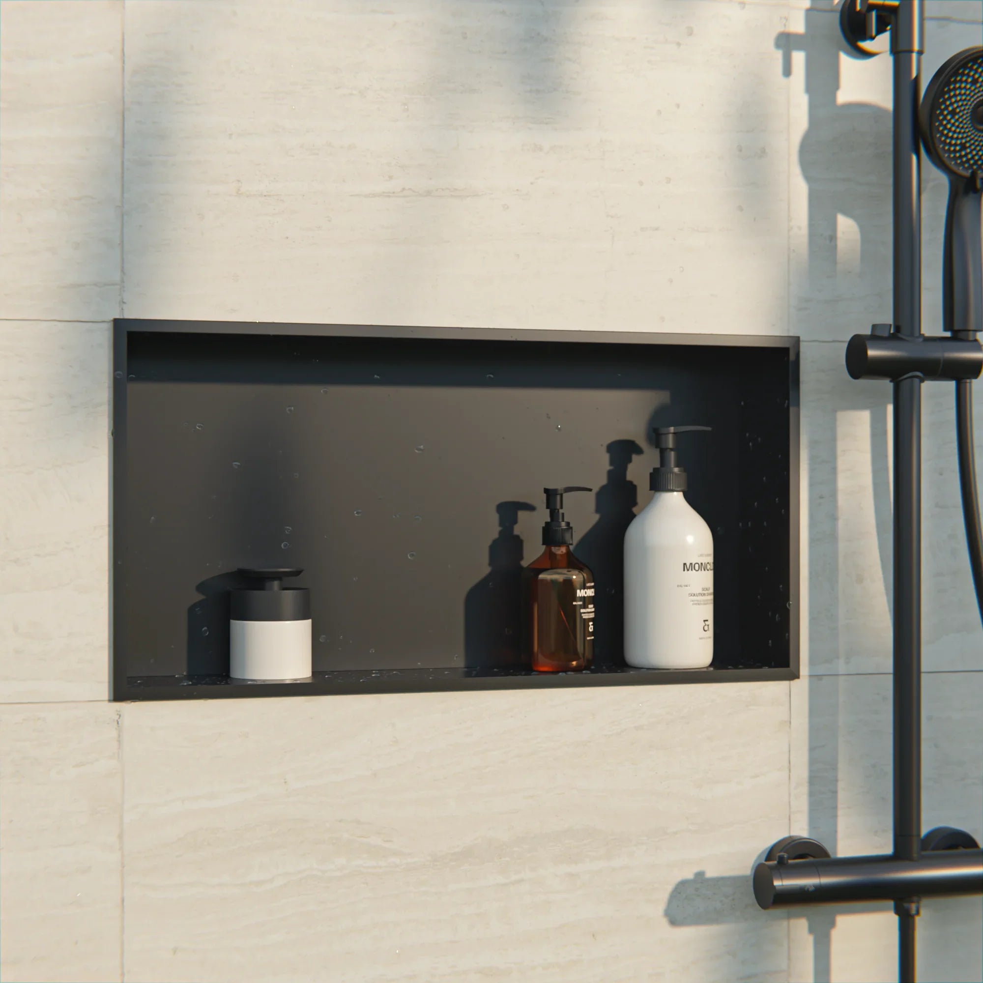 Niche de salle de bain - 30x60x10 - Noir