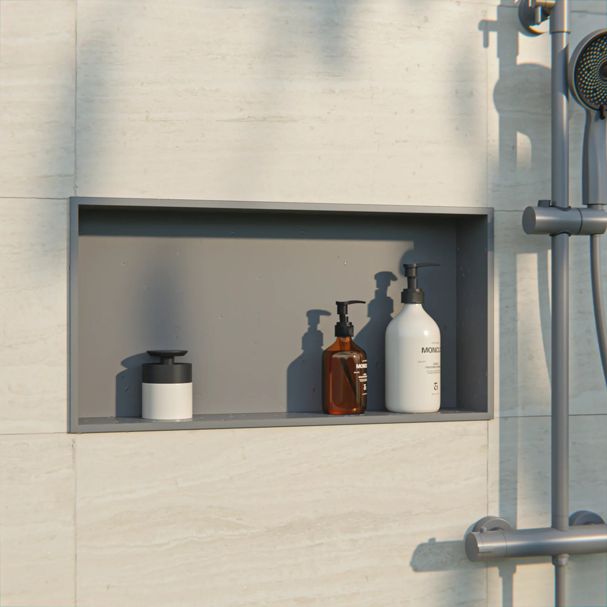 Niche de salle de bain - 30x60x10 - Gris