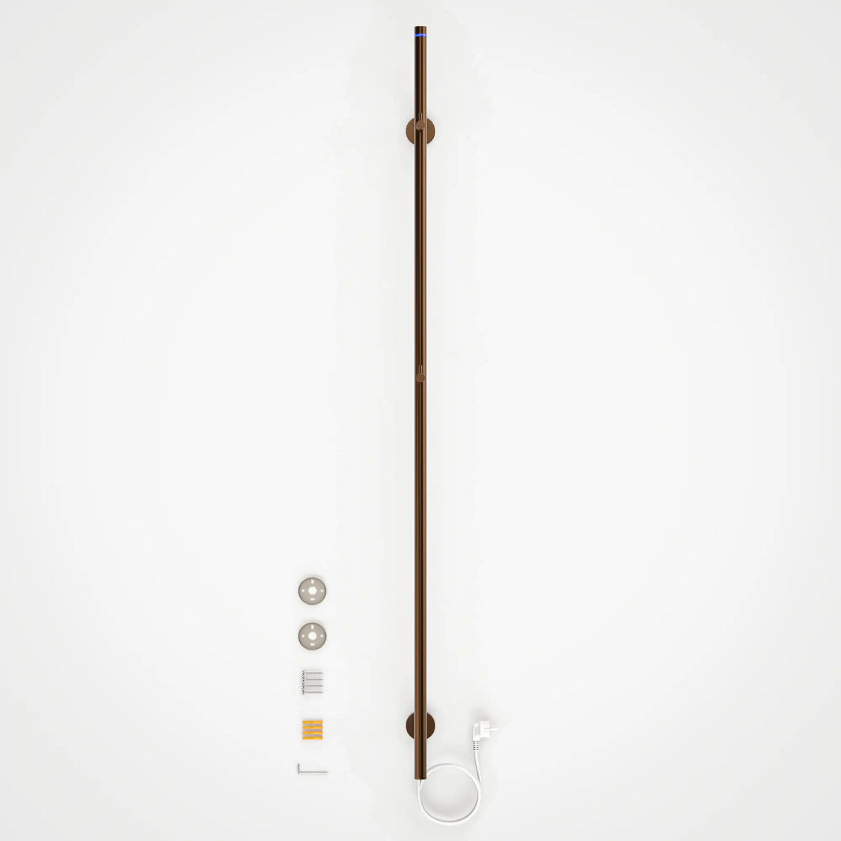 Sèche-serviettes électrique en barre - 70 Watts - 150 cm - Cuivre
