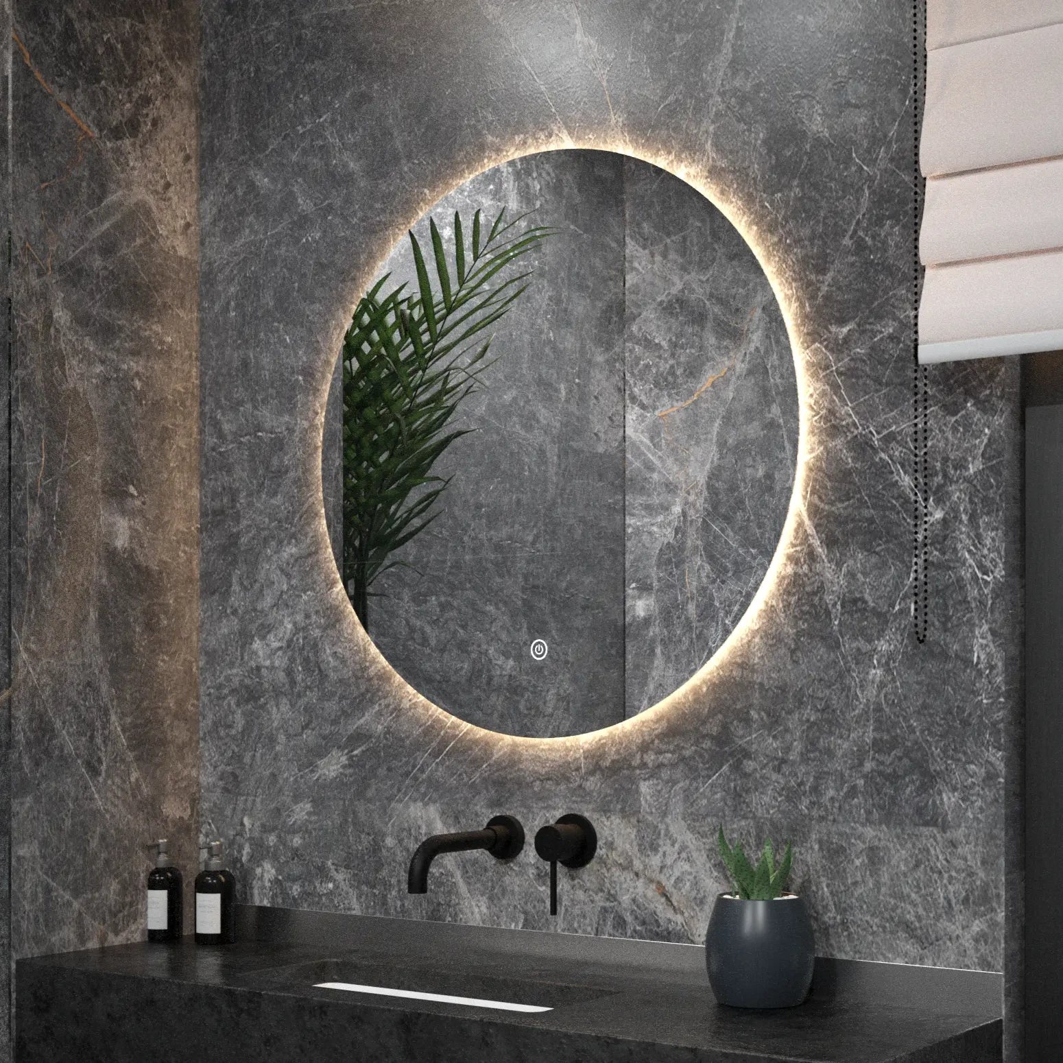 Miroir de salle de bain - 80cm - Sans cadre