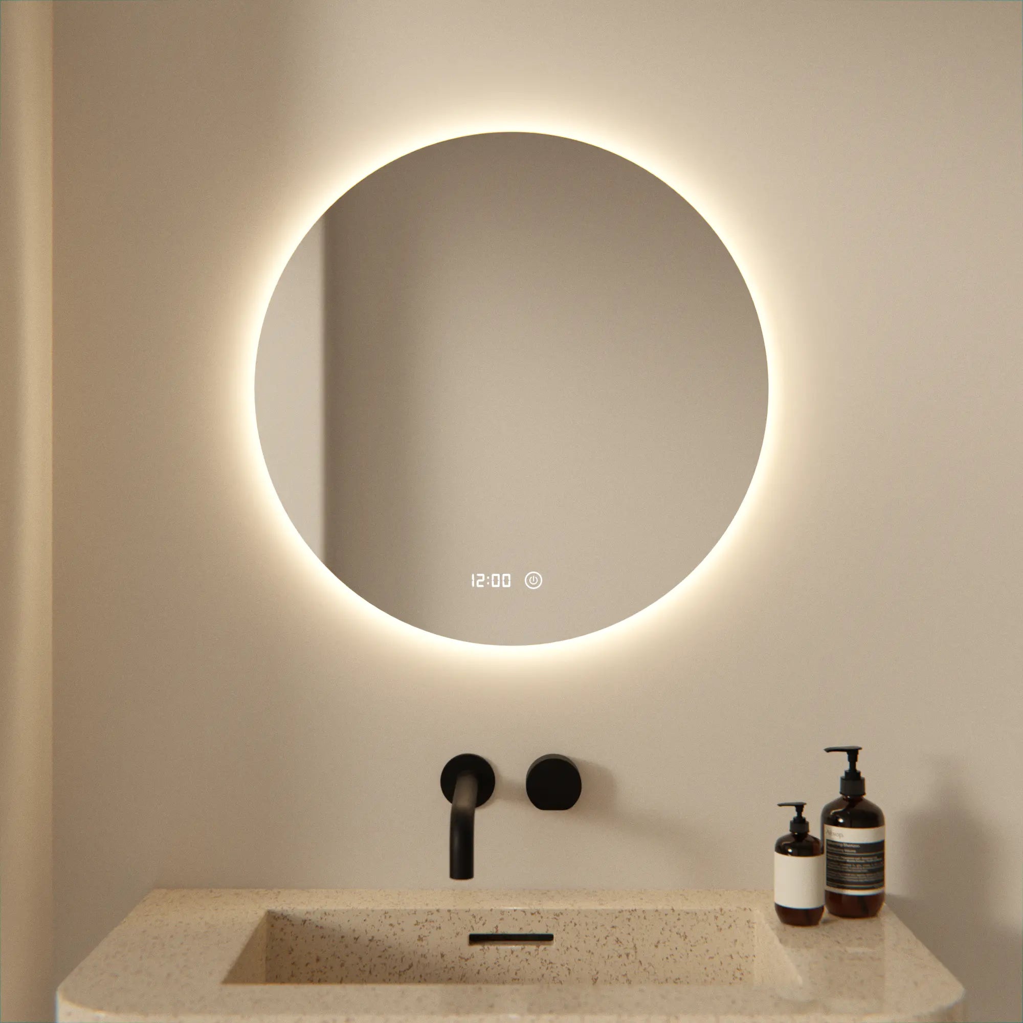 Miroir de salle de bain - 60cm - Sans cadre