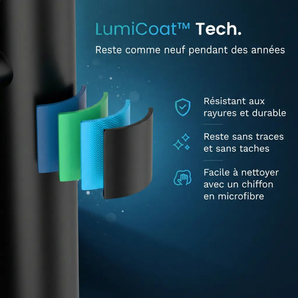 Mitigeur de lavabo – WC – Noir [EIRENE]