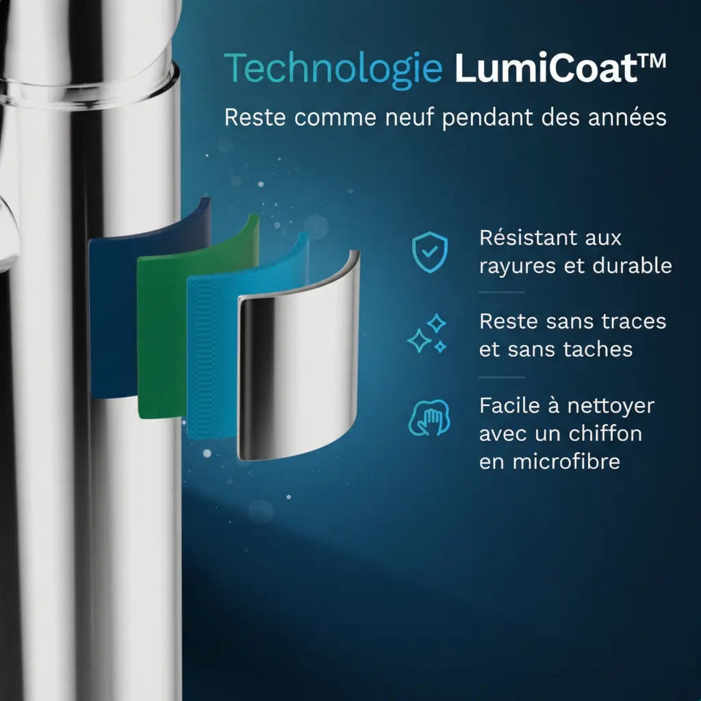 Mitigeur de lavabo - WC - Chrome [HELIOS]