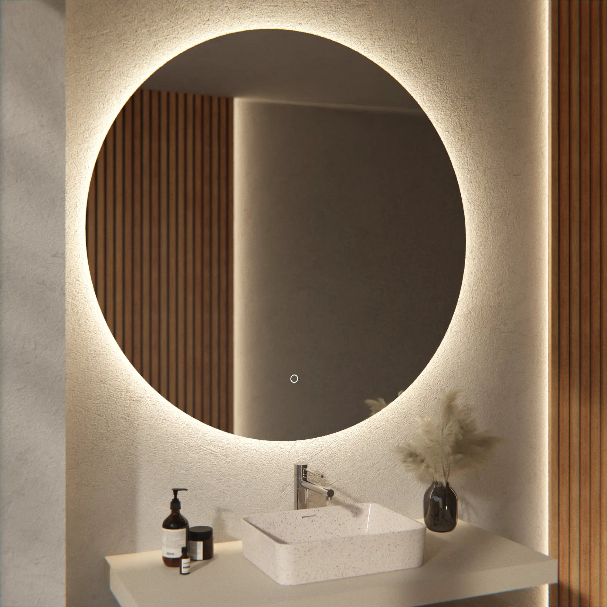 Miroir de salle de bains - 120 cm - Sans cadre