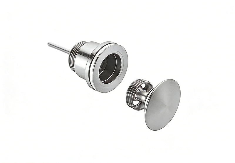 Bouchon de vidange pour lavabo Clickwaste - 42 mm - Chrome - Précommander