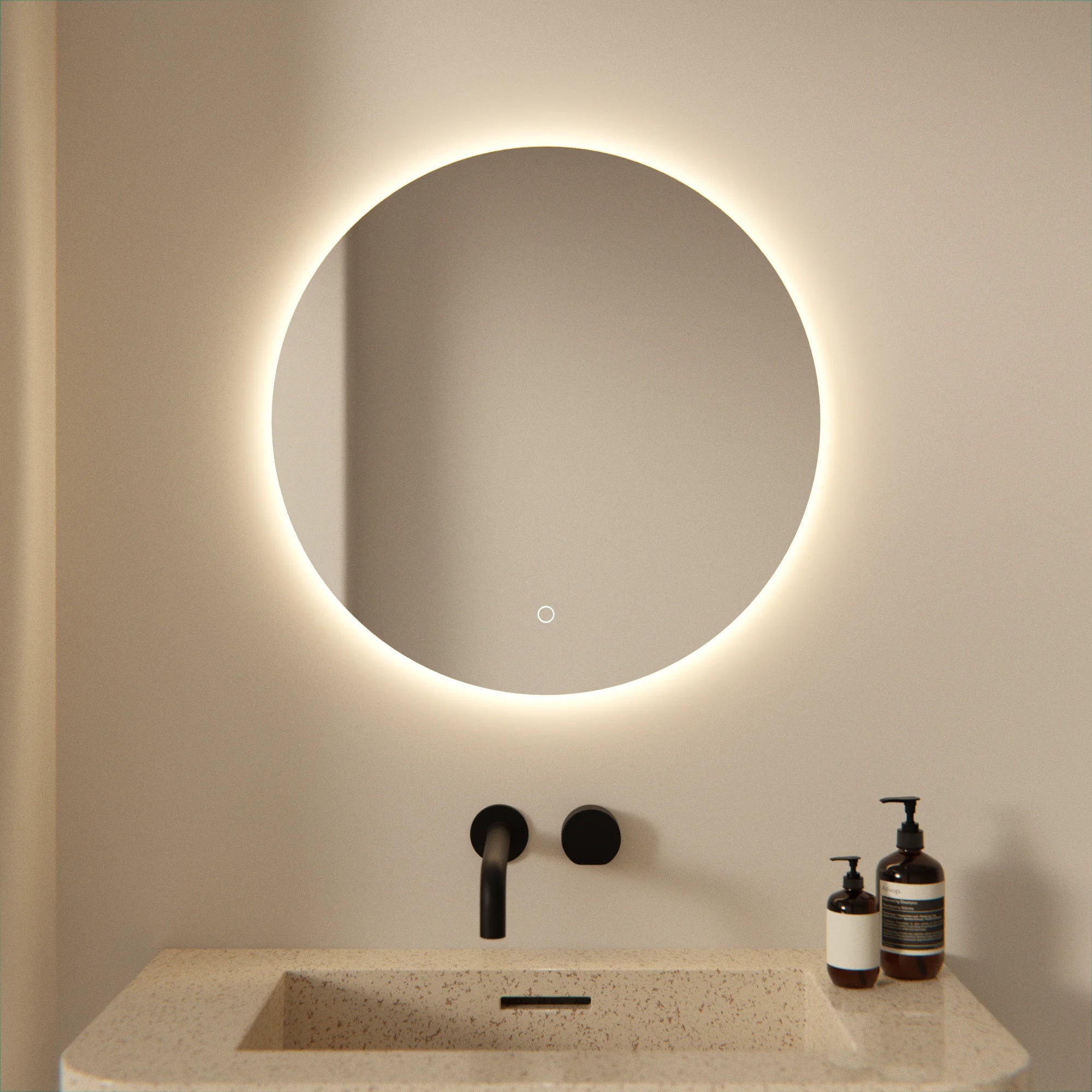 Miroir de salle de bain - 60cm - Sans cadre