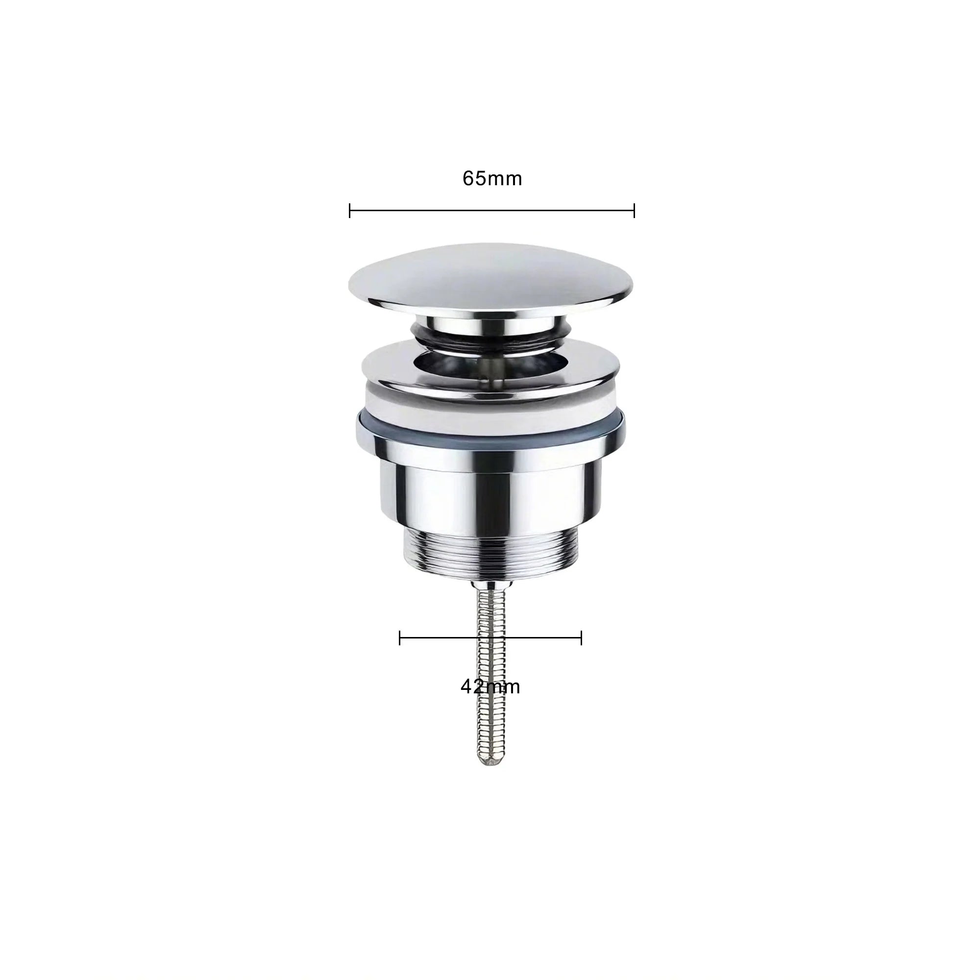 Kit d’évacuation Chrome, bonde clic-clac, siphon, - Précommander